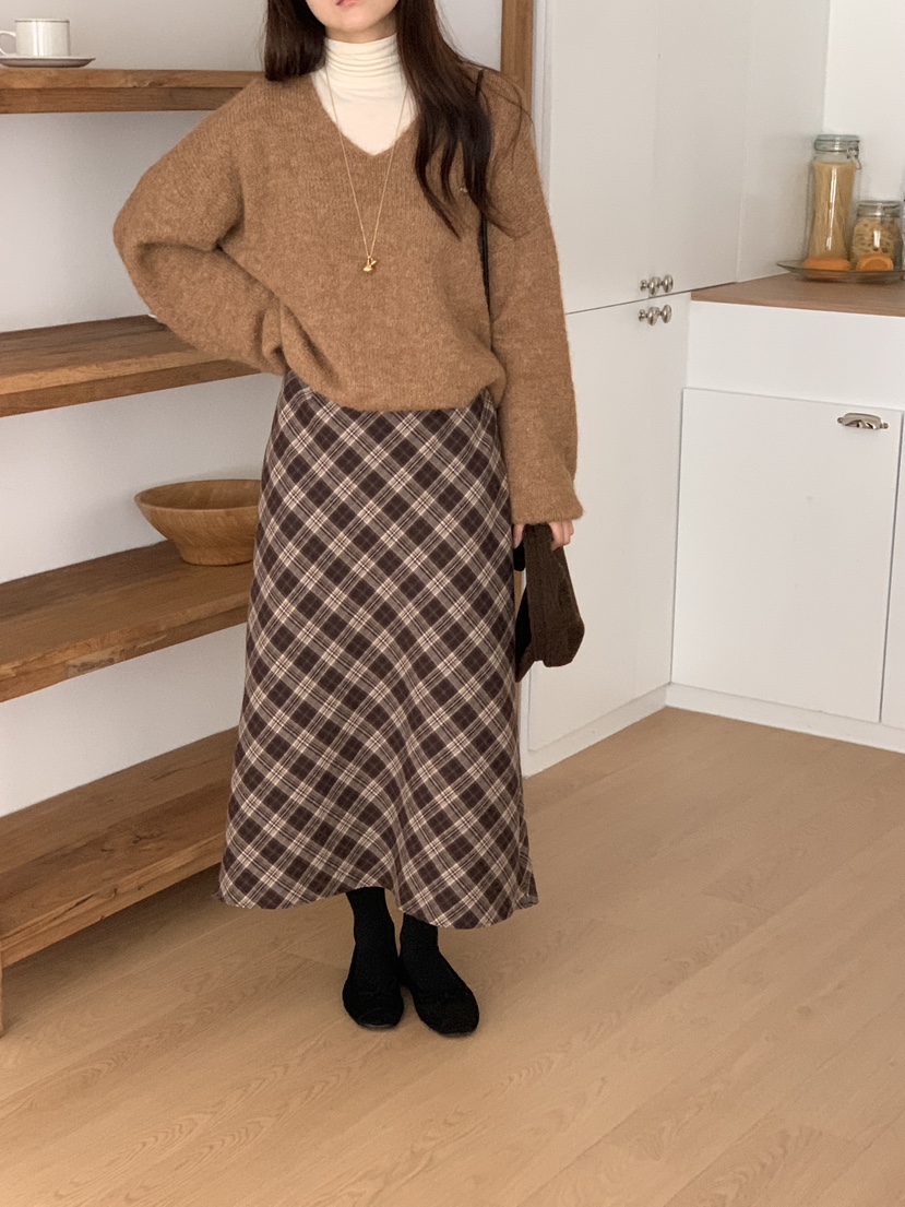 FRILL-T東大門㊣實拍女士新品真品25秋冬熱賣人氣時尚長裙FRILL-T長裙