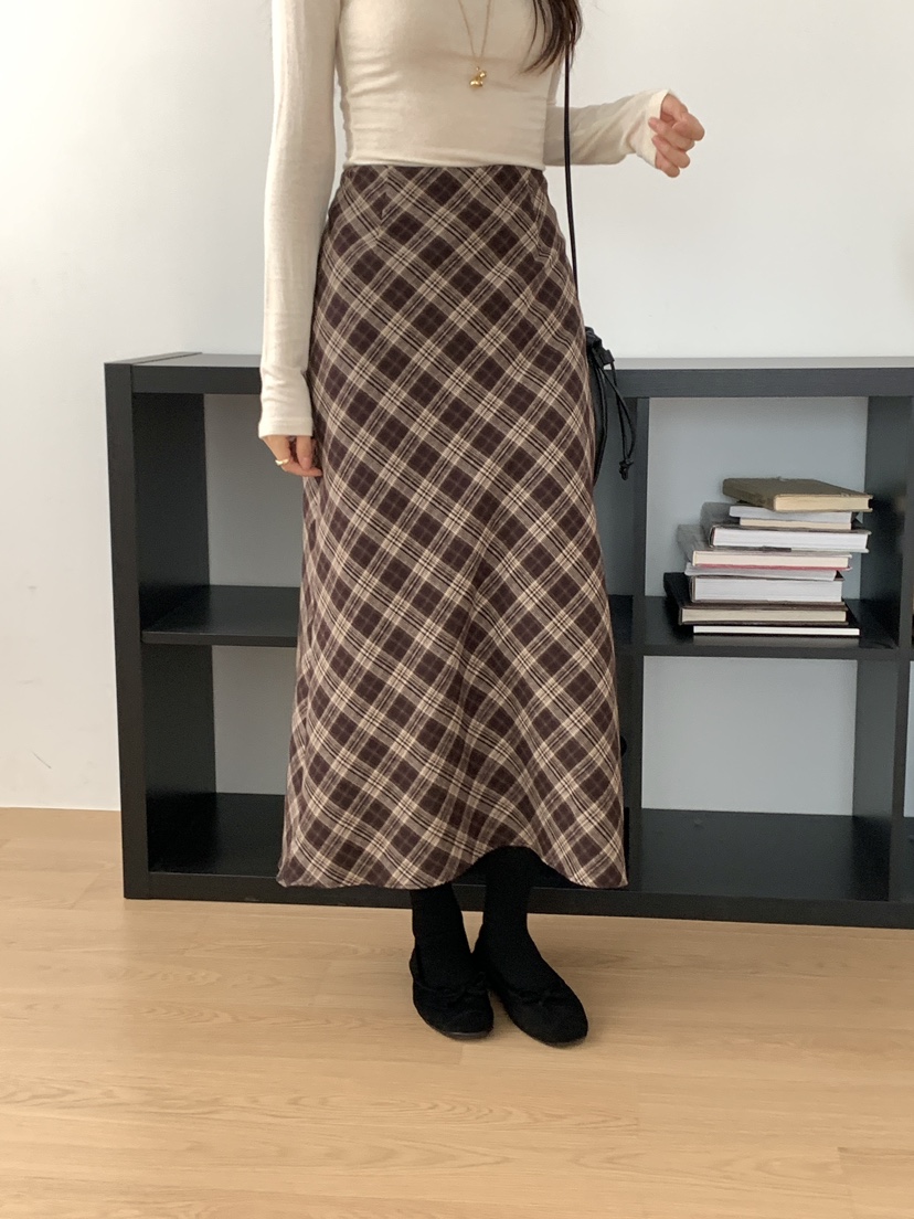 FRILL-T東大門㊣實拍女士新品真品25秋冬熱賣人氣時尚長裙FRILL-T長裙