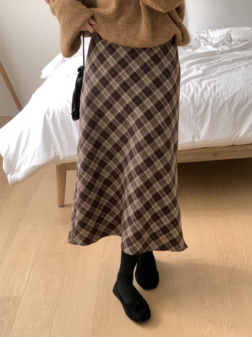 FRILL-T東大門㊣實拍女士新品真品25秋冬熱賣人氣時尚長裙FRILL-T長裙圖色2