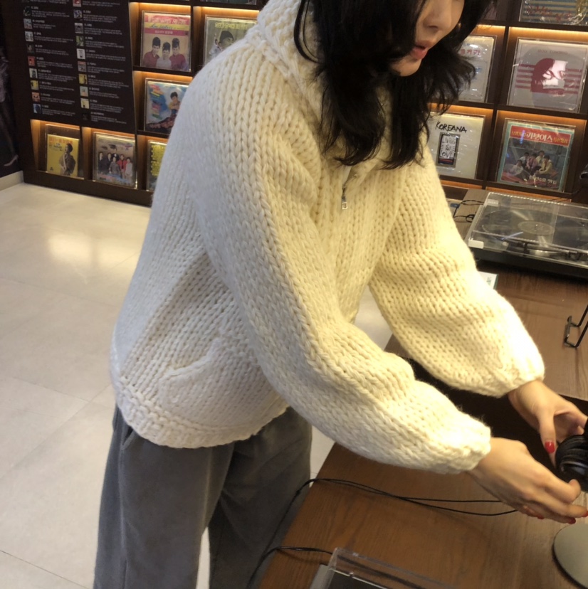 GLAD SOME東大門㊣直郵女士新款時尚休閑人氣毛衣手工制作GLAD SOME毛衣