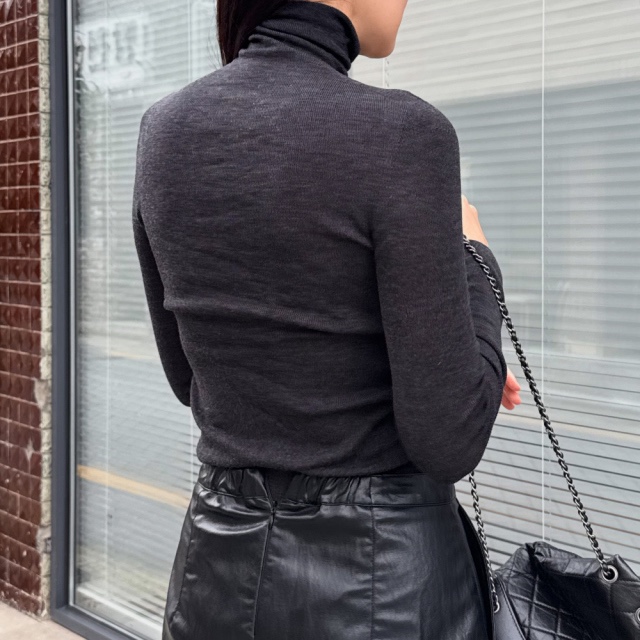 CURVY東大門㊣直郵女裝新款真品推薦時尚職業人氣針織衫高領CURVY針織衫