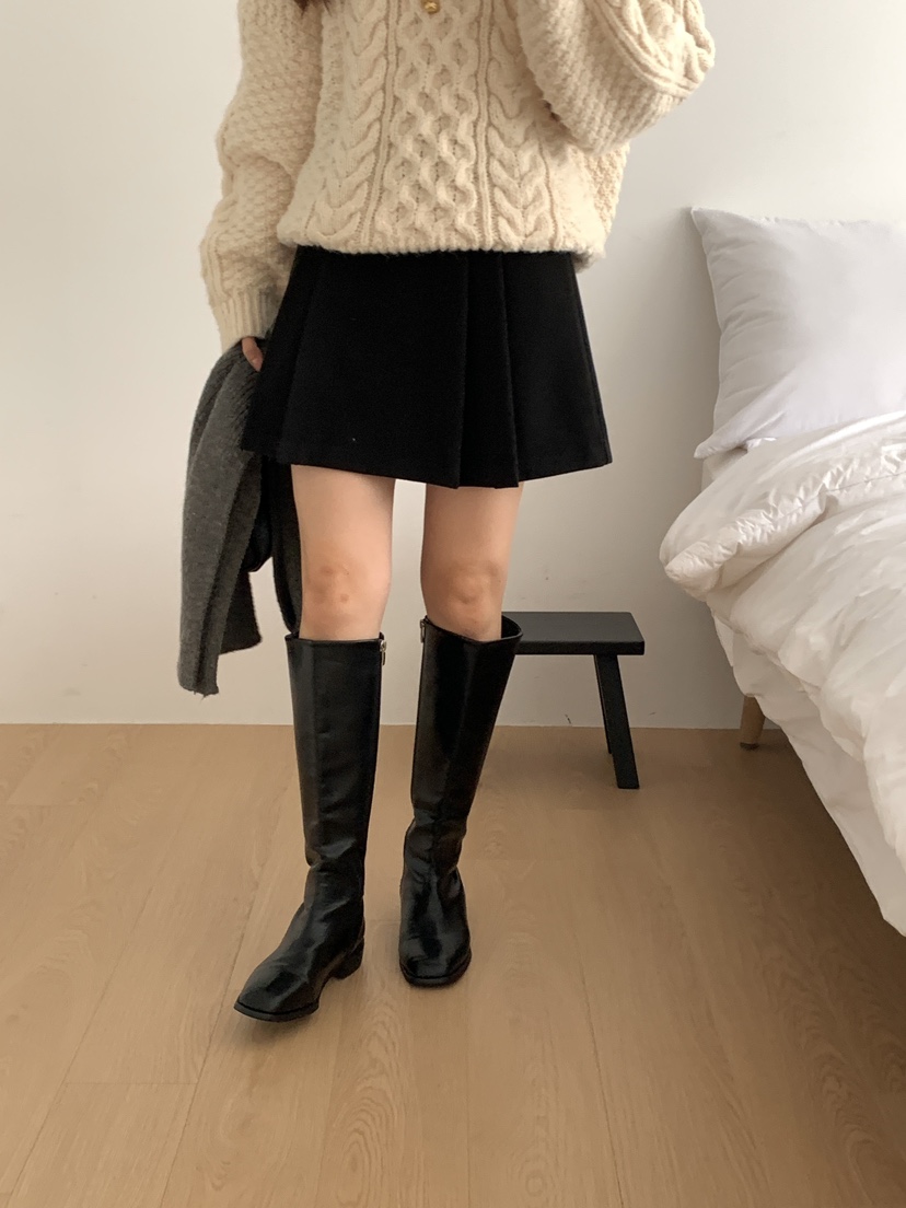 FRILL-T韓國代購㊣女士新款休閑推薦人氣時尚真品短裙褶裙FRILL-T短裙