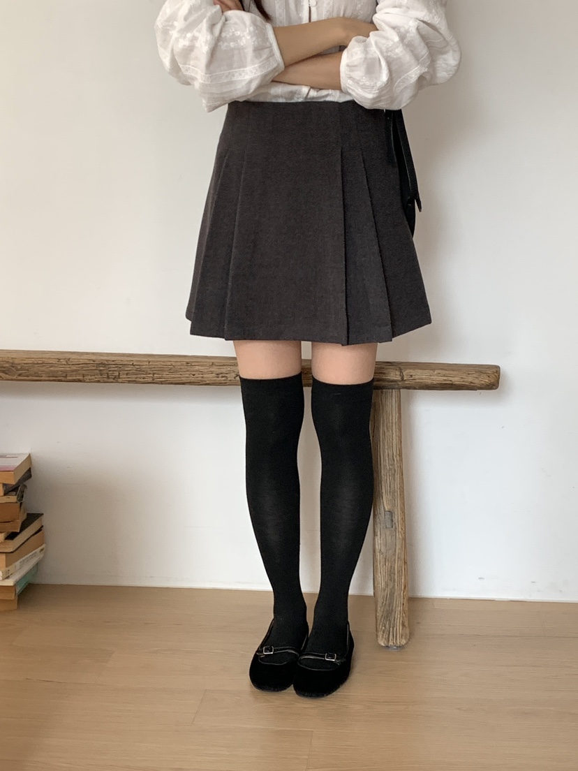 FRILL-T韓國代購㊣女士新款休閑推薦人氣時尚真品短裙褶裙FRILL-T短裙
