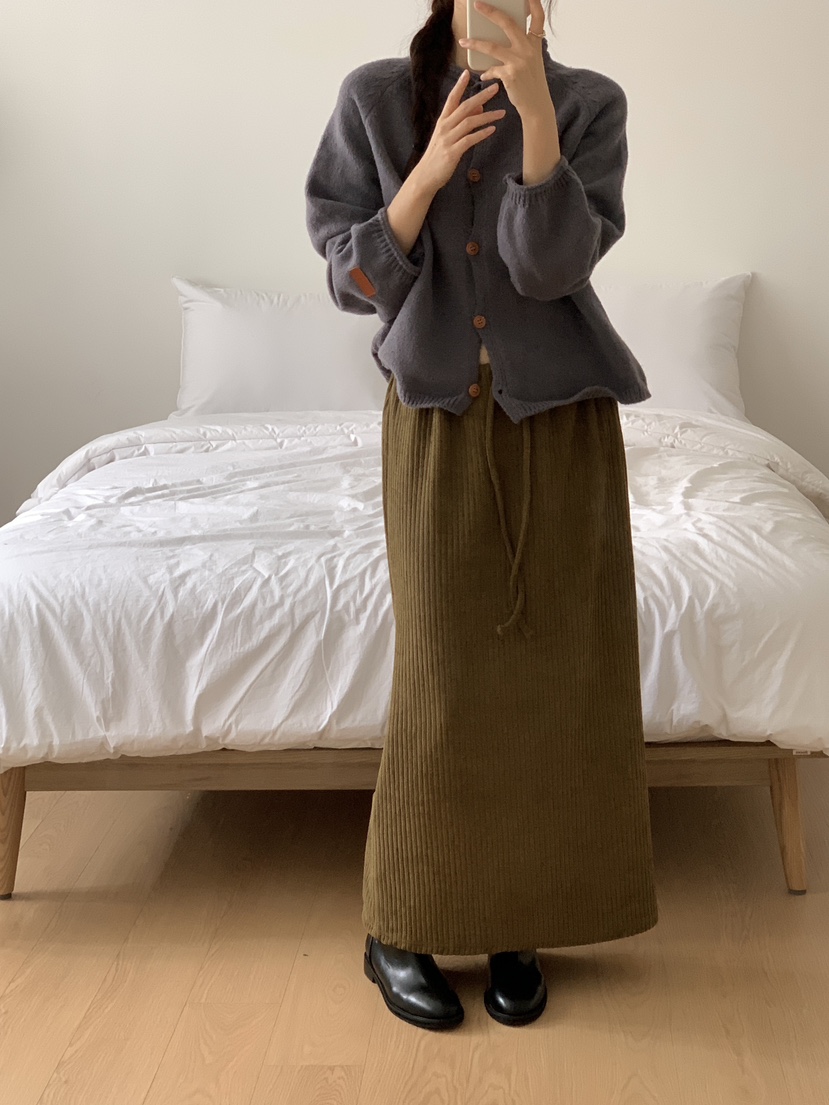 FRILL-T韓國直郵㊣女士新品真品25秋冬推薦時尚熱賣職業長裙FRILL-T長裙