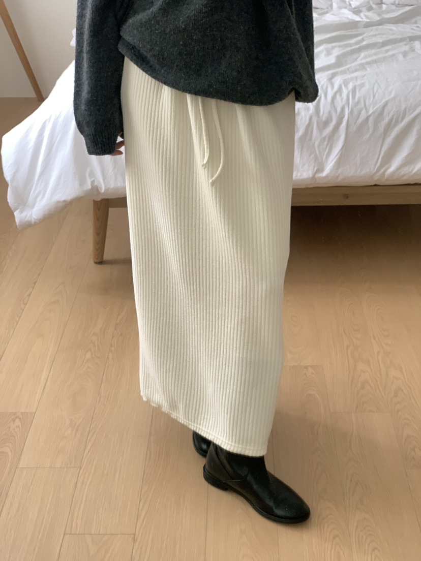 FRILL-T韓國直郵㊣女士新品真品25秋冬推薦時尚熱賣職業長裙FRILL-T長裙