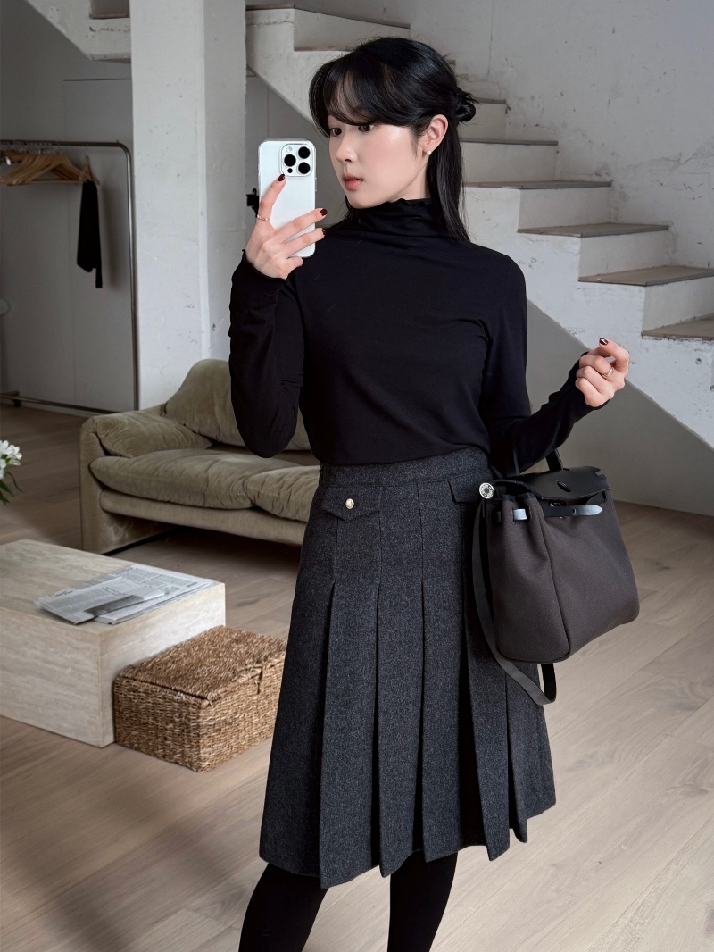 FRILL-T東大門㊣代購女士新品真品職業休閑時尚半身裙中短裙FRILL-T半身裙/中短裙