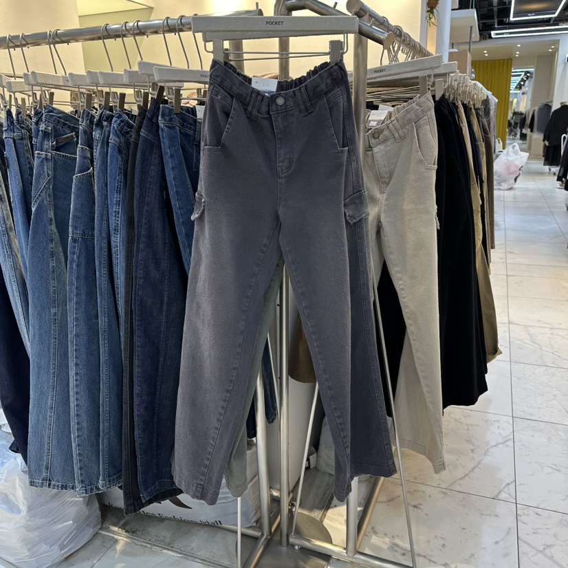 POCKET-Q東大門㊣直郵女裝新品時尚休閑熱賣人氣職業休閑褲POCKET-Q休閑褲圖色2