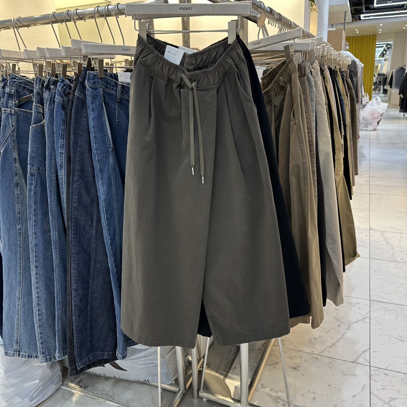 POCKET-Q東大門㊣代購女裝新品推薦真品熱賣25秋冬休閑休閑褲POCKET-Q休閑褲圖色2