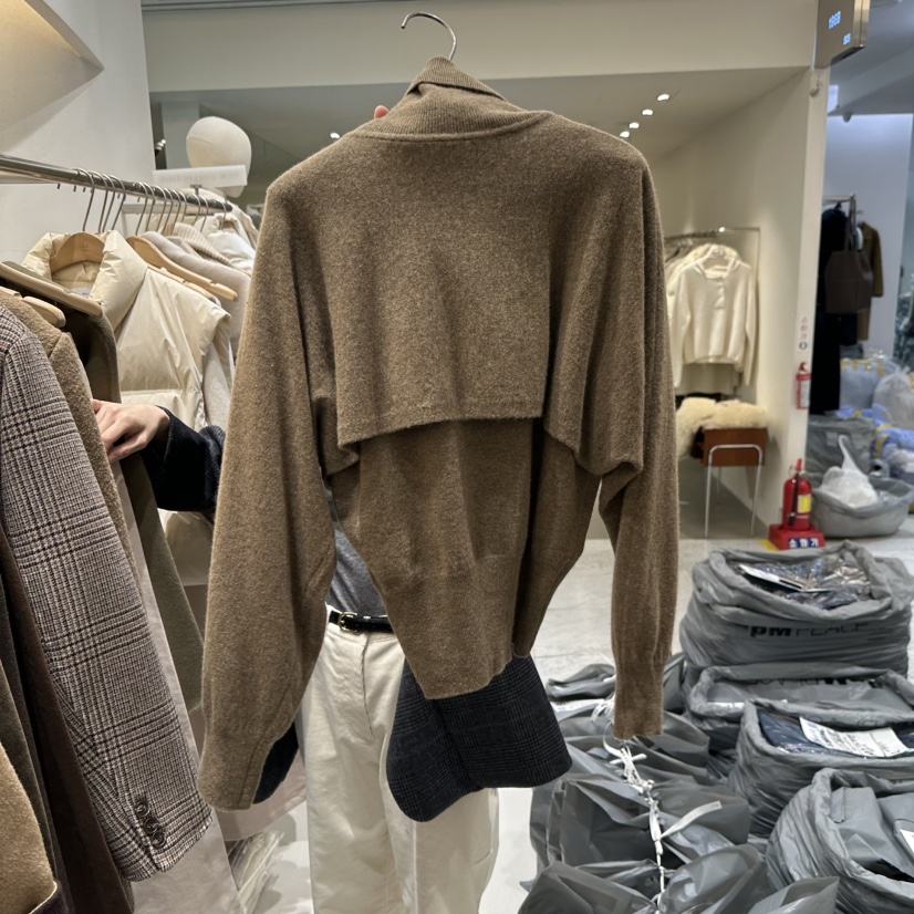 BLUEI-D東大門㊣實拍女裝新品真品時尚休閑人氣25秋冬針織衫Blue i-d針織衫