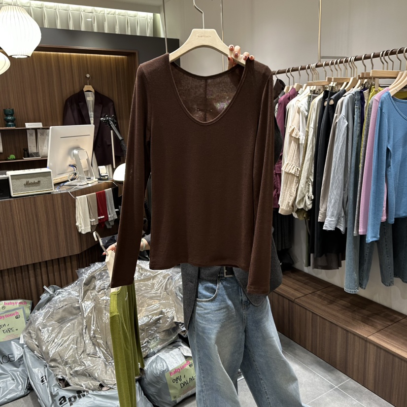 BABYTOUCH東大門㊣代購女士新品職業休閑真品時尚熱賣長袖T恤BABYTOUCH長袖T恤圖色2
