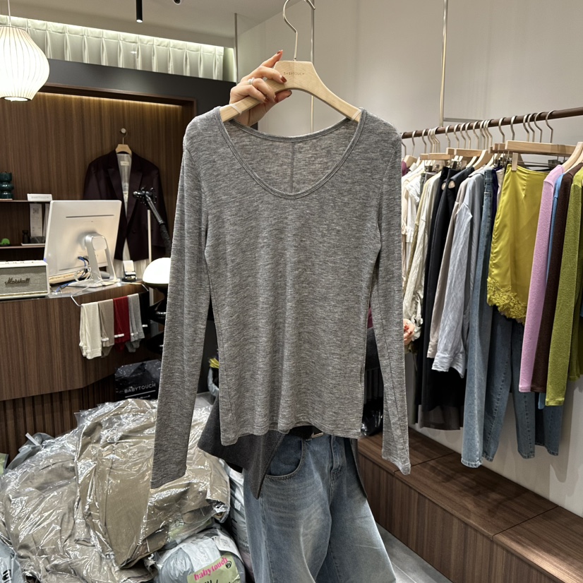 BABYTOUCH東大門㊣代購女士新品職業休閑真品時尚熱賣長袖T恤BABYTOUCH長袖T恤圖色5