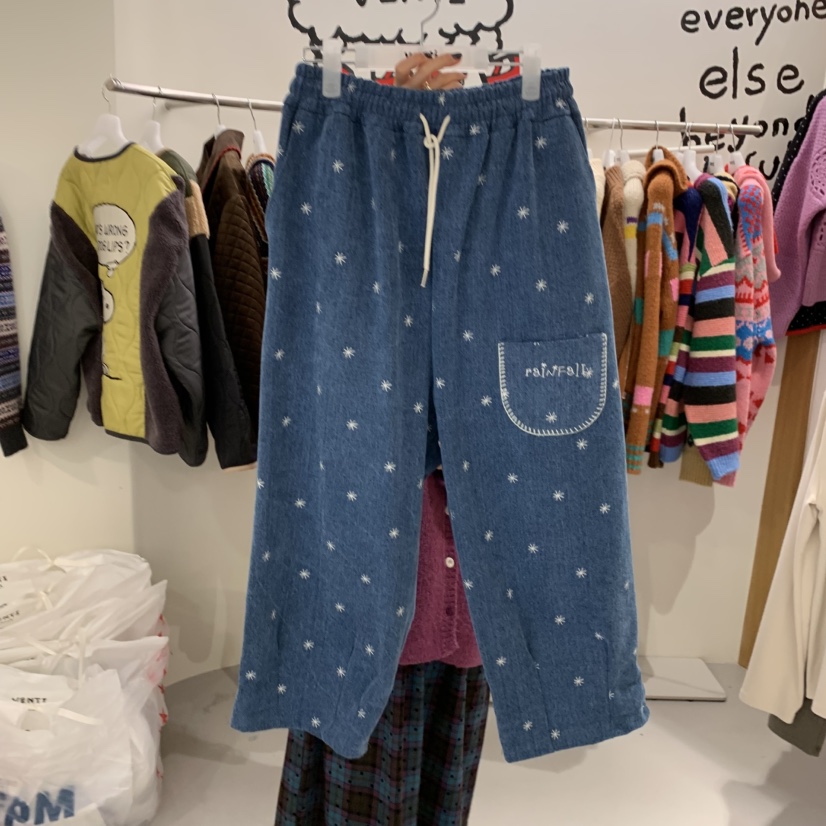 VENTI東大門㊣代購女裝新品時尚真品熱賣休閑25秋冬人氣牛仔褲VENTI牛仔褲