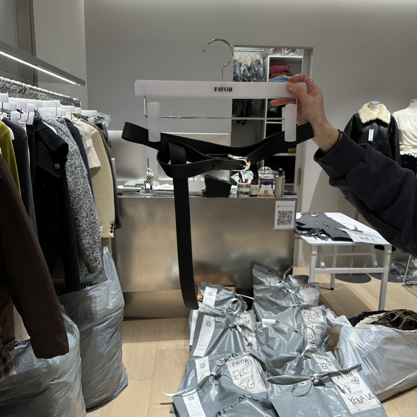 FAVOR-P韓國代購㊣女裝新品人氣真品職業推薦休閑時尚腰帶FAVOR-P腰帶圖色3