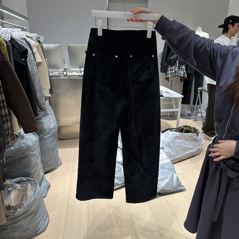 FAVOR-P東大門㊣直郵女裝新款休閑推薦真品25秋冬休閑褲天鵝絨FAVOR-P休閑褲