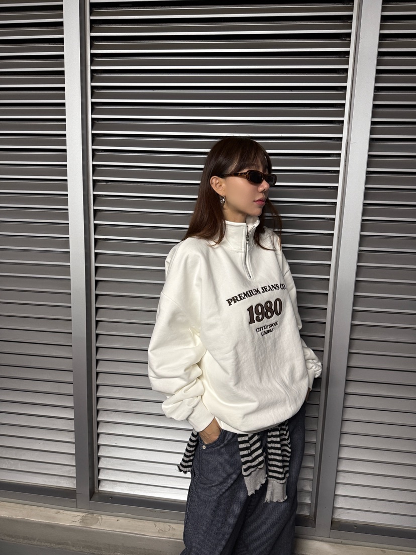 LUMIPLE韓國直郵㊣女裝新款真品25秋冬時尚熱賣推薦衛衣拉鏈LUMIPLE衛衣