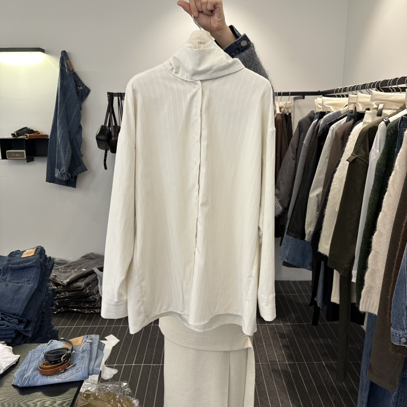 FIND-P東大門㊣實拍女士新品職業休閑時尚真品人氣襯衫蕾絲衫FIND-P襯衫/蕾絲衫