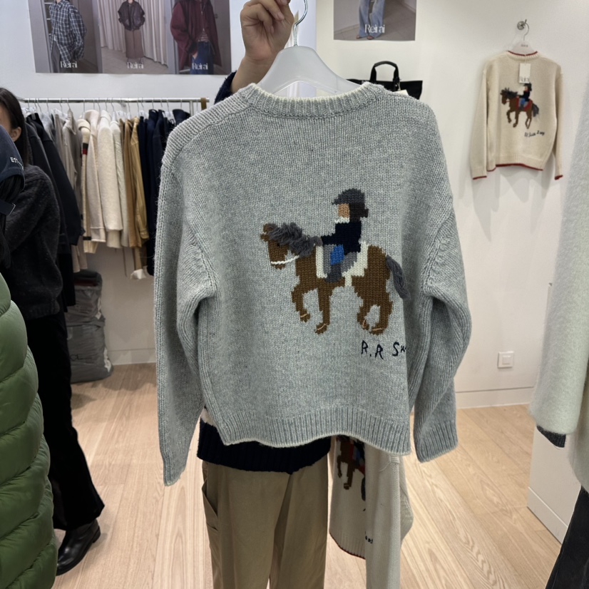 REIRAI東大門㊣直郵女裝新品時尚推薦休閑職業25秋冬針織衫羊毛Reirai針織衫