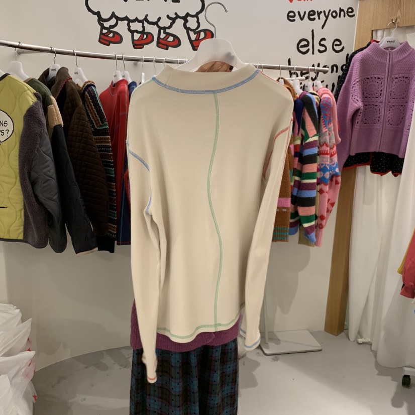 VENTI韓國直郵㊣女士新款人氣時尚推薦休閑25秋冬真品長袖T恤VENTI長袖T恤
