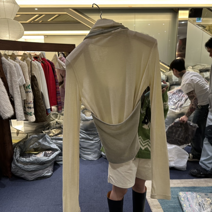 FURE韓國代購㊣女裝新款職業推薦熱賣吊帶背心不含內搭羊毛FURE吊帶/背心