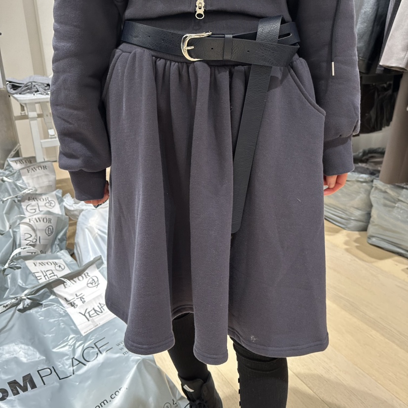 FAVOR-P韓國直郵㊣女士新品時尚推薦休閑25秋冬長裙不含腰帶FAVOR-P長裙