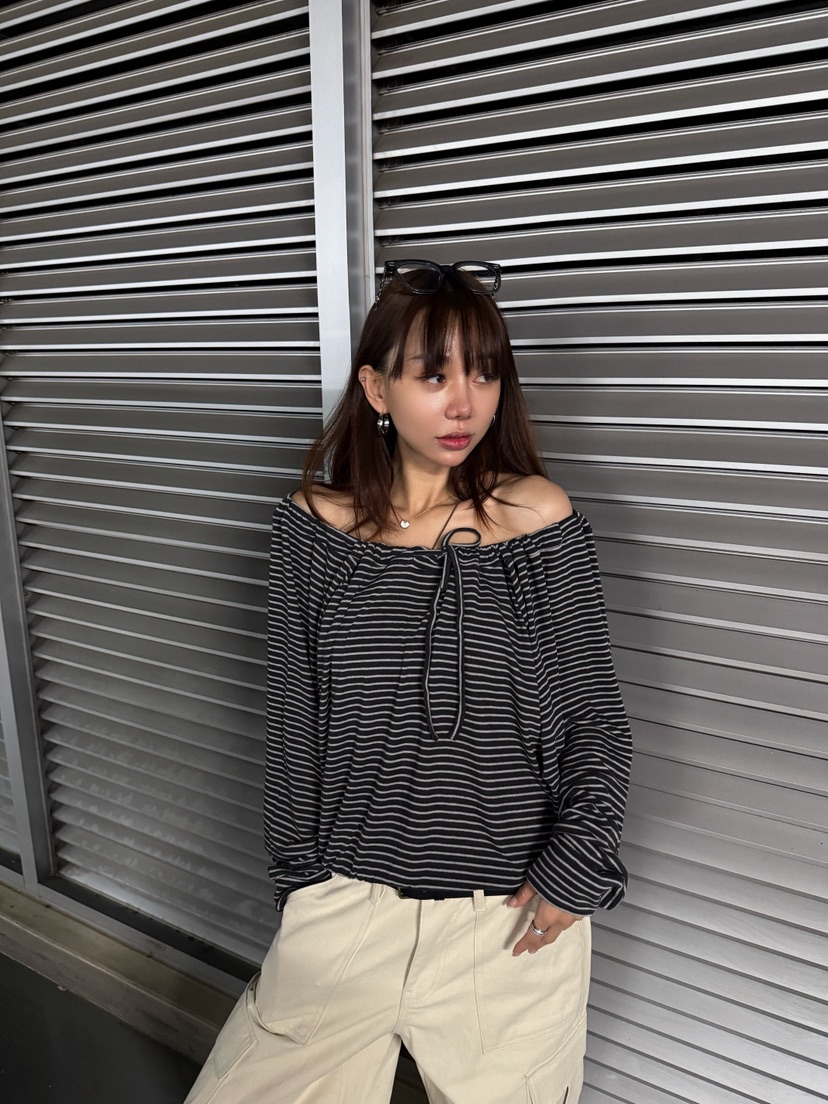 LUMIPLE韓國代購㊣女裝新品時尚25秋冬休閑熱賣人氣長袖T恤LUMIPLE長袖T恤