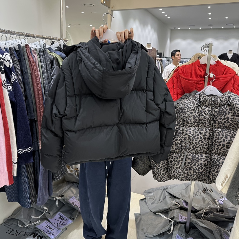 BENE東大門㊣代購女士新品25秋冬職業熱賣時尚推薦短款羽絨服BENE短款羽絨服