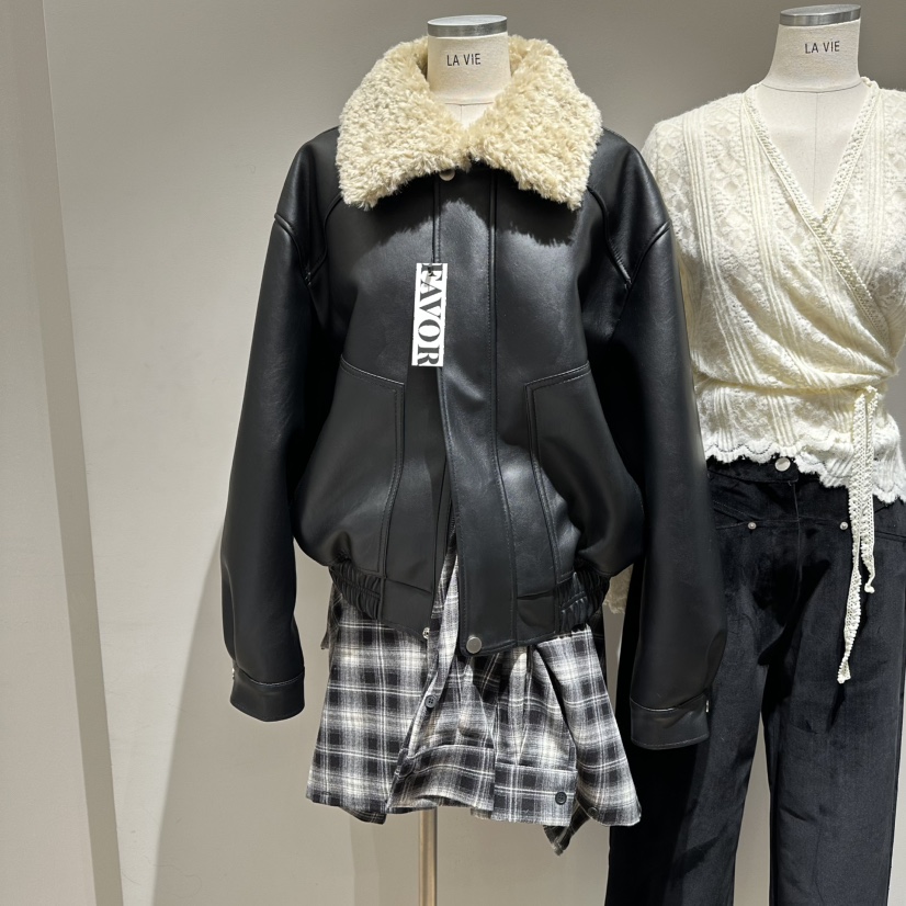 FAVOR-P東大門㊣實拍女裝新品職業休閑推薦熱賣真品時尚夾克FAVOR-P夾克