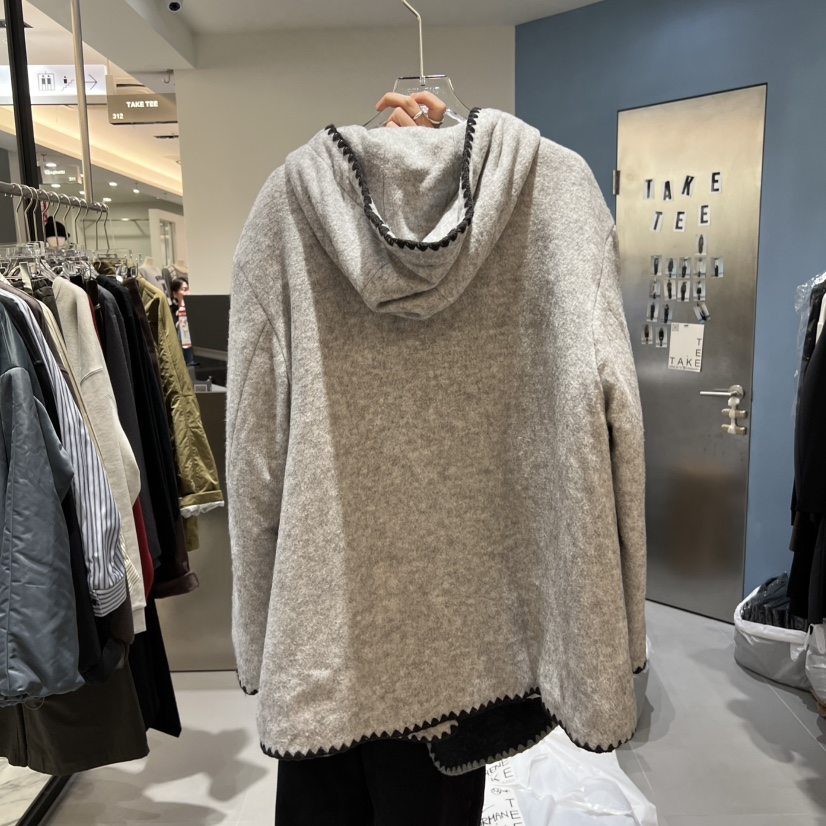 TAKE TEE東大門㊣直郵女士新品休閑時尚人氣25秋冬短款大衣TAKE TEE短款大衣