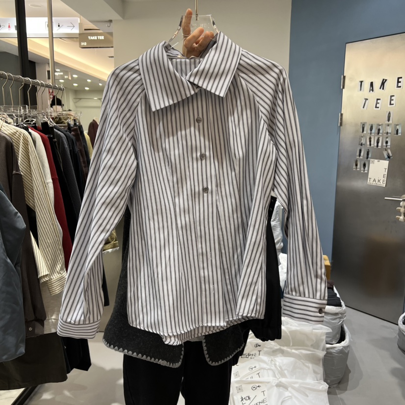 TAKE TEE韓國直郵㊣女士新品職業25秋冬推薦人氣襯衫蕾絲衫TAKE TEE襯衫/蕾絲衫圖色2