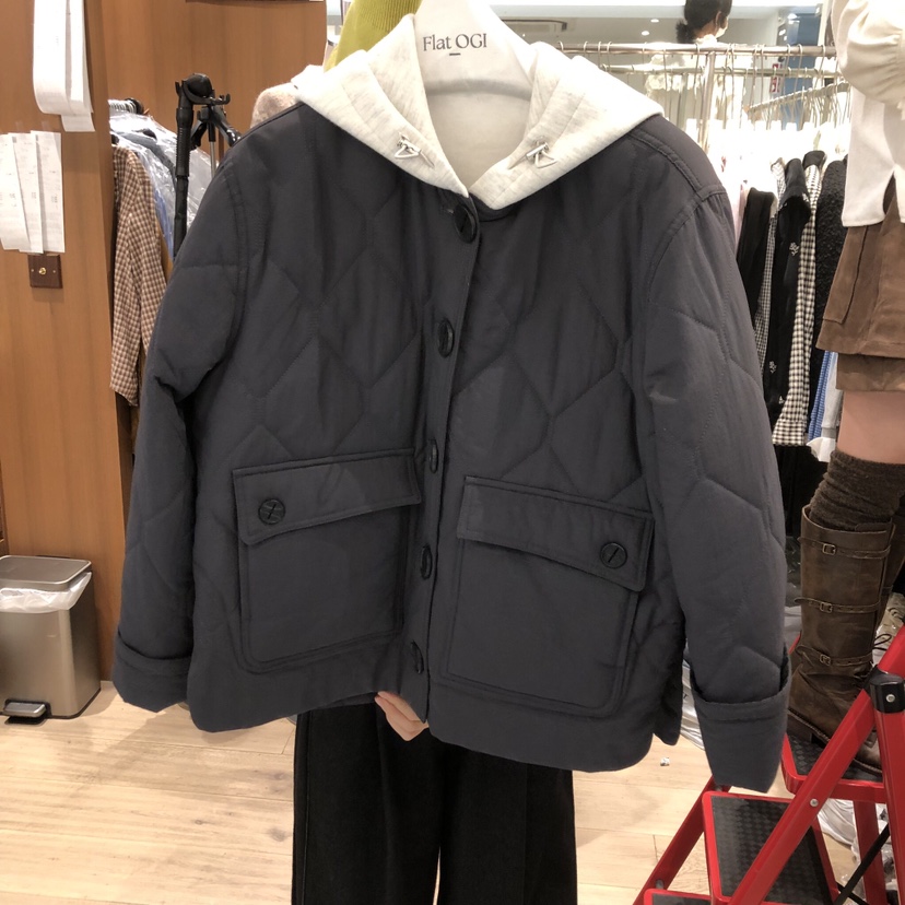 OGI東大門㊣直郵女士新款真品推薦人氣熱賣職業休閑夾克連帽衫FLat OGI夾克圖色1