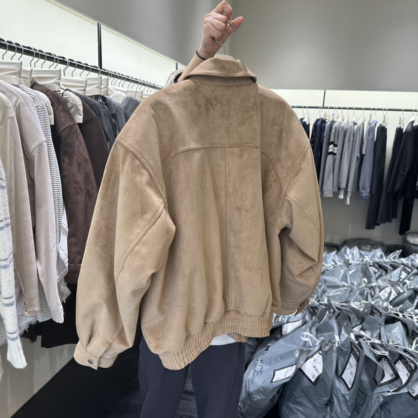 TOMGIRL東大門㊣實拍女裝新品真品休閑職業時尚推薦夾克絨面革TOMGIRL夾克
