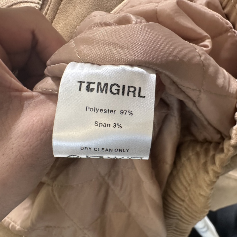 TOMGIRL東大門㊣實拍女裝新品真品休閑職業時尚推薦夾克絨面革TOMGIRL夾克