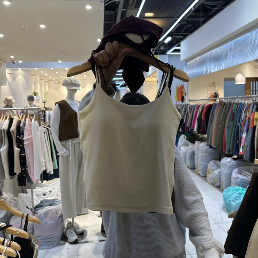 HIPTIQUE東大門㊣實拍女裝新款人氣時尚25秋冬休閑吊帶背心HIPTIQUE吊帶/背心圖色2