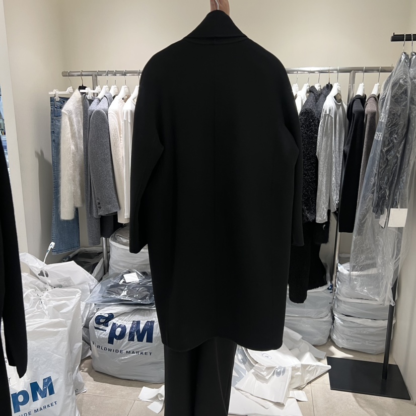 MASCULINE韓國直郵㊣女士新品推薦休閑人氣真品職業中長款大衣MASCULINE中長款大衣