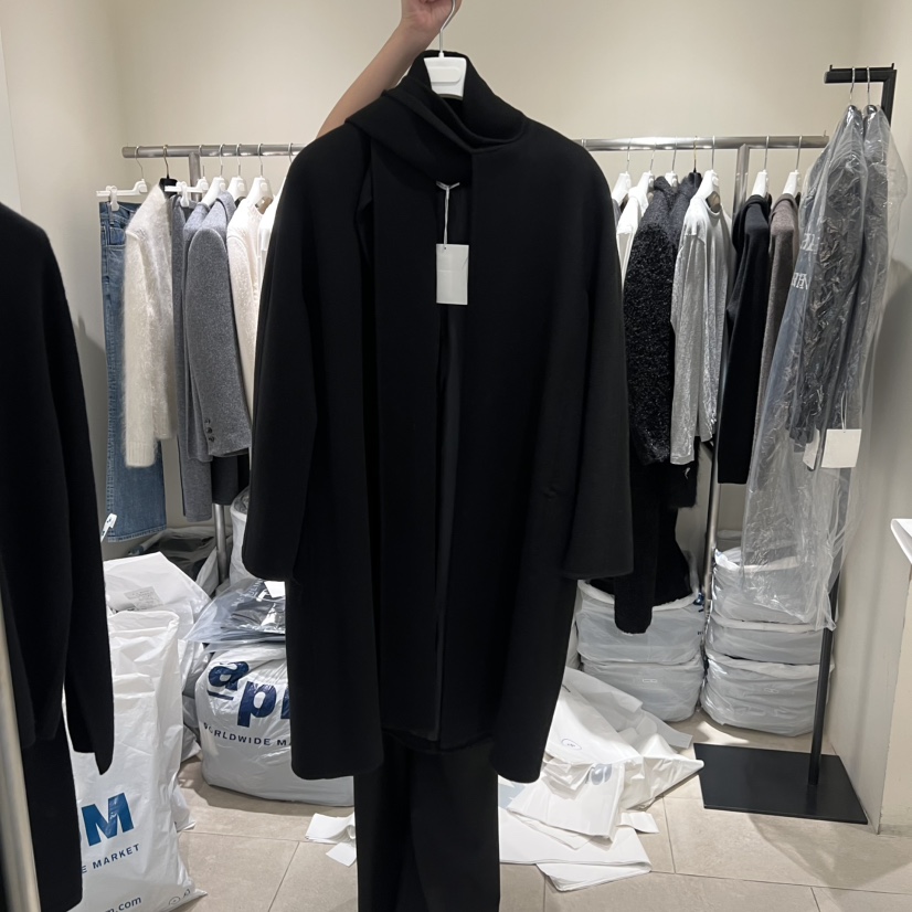 MASCULINE韓國直郵㊣女士新品推薦休閑人氣真品職業中長款大衣MASCULINE中長款大衣