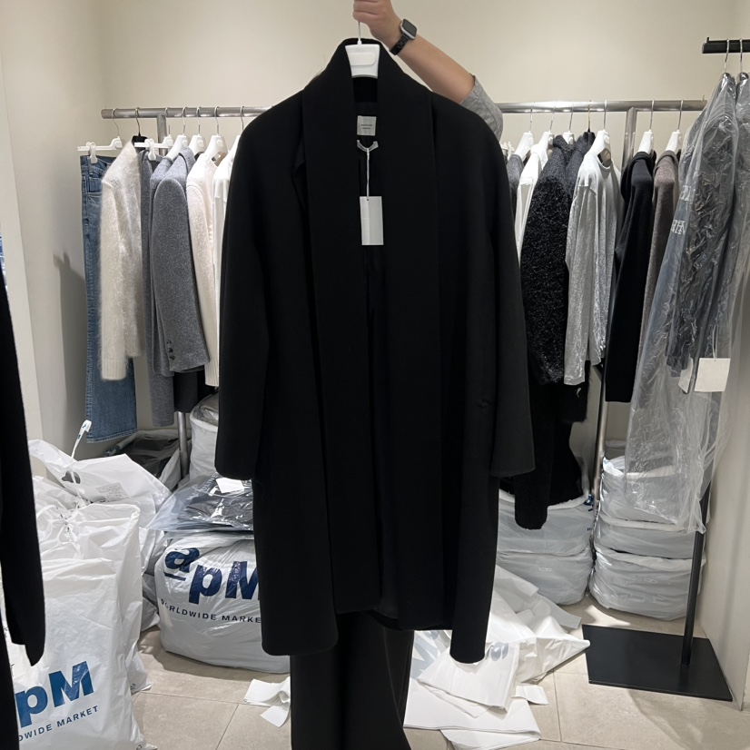 MASCULINE韓國直郵㊣女士新品推薦休閑人氣真品職業中長款大衣MASCULINE中長款大衣圖色1