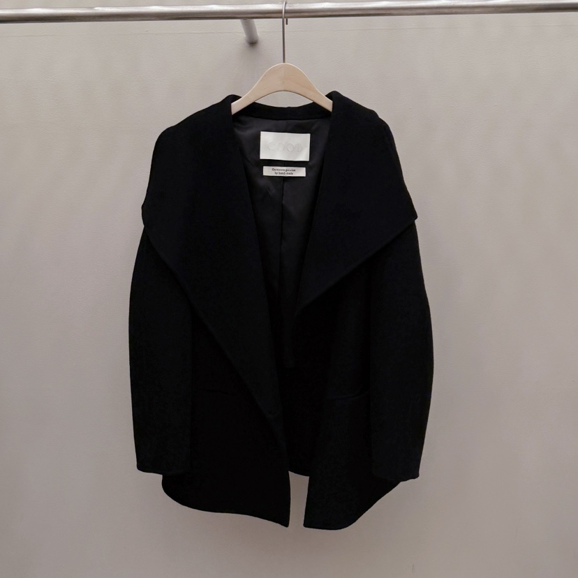 EOOB/LAMEREI東大門㊣實拍女士新品休閑熱賣推薦短款大衣羊毛EOOB/LAMEREI短款大衣圖色3