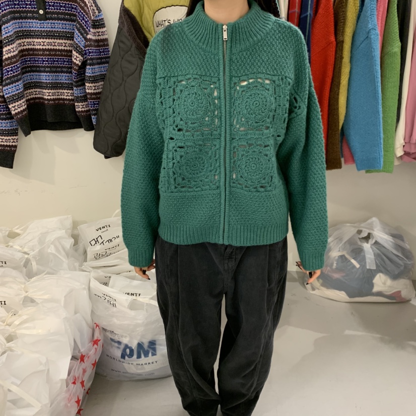 VENTI韓國直郵㊣女裝新品時尚熱賣真品人氣25秋冬針織衫手工羊毛VENTI針織衫圖色4