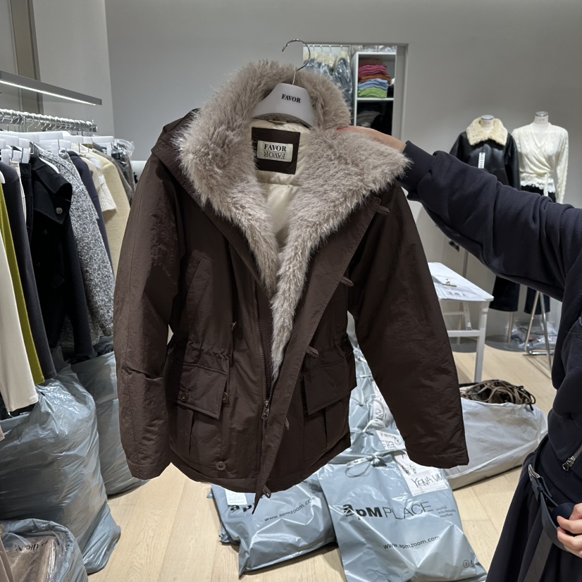 FAVOR-P東大門㊣直郵女士新品時尚推薦職業25秋冬熱賣夾克FAVOR-P夾克圖色1