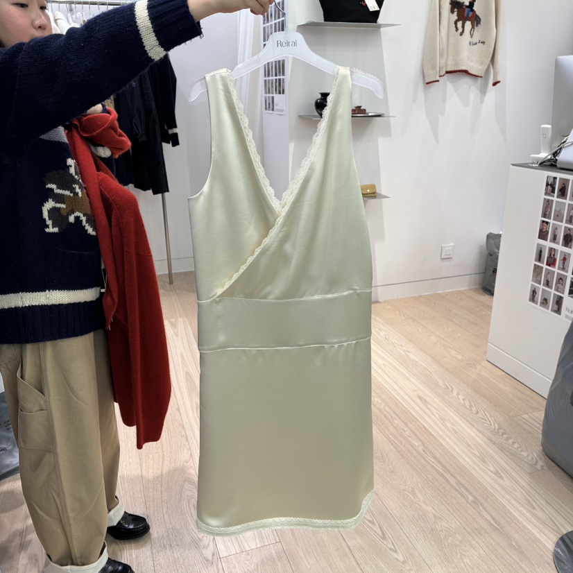 REIRAI韓國代購㊣女裝新品25秋冬推薦人氣真品休閑熱賣連衣裙Reirai連衣裙