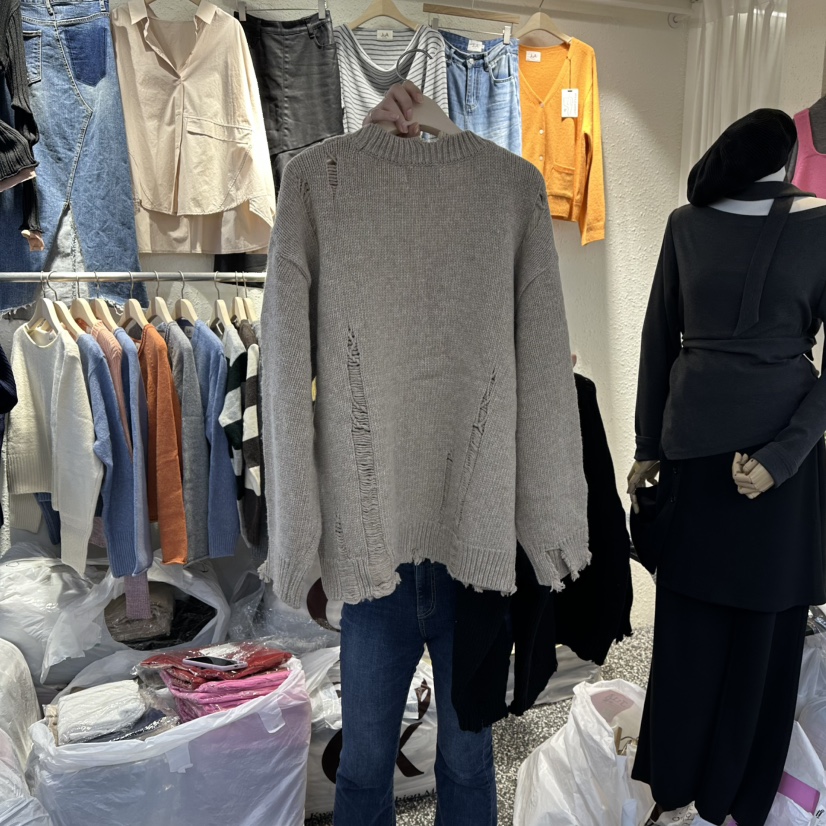 X東大門㊣直郵女裝新品休閑推薦真品熱賣時尚職業人氣25秋冬毛衣X毛衣