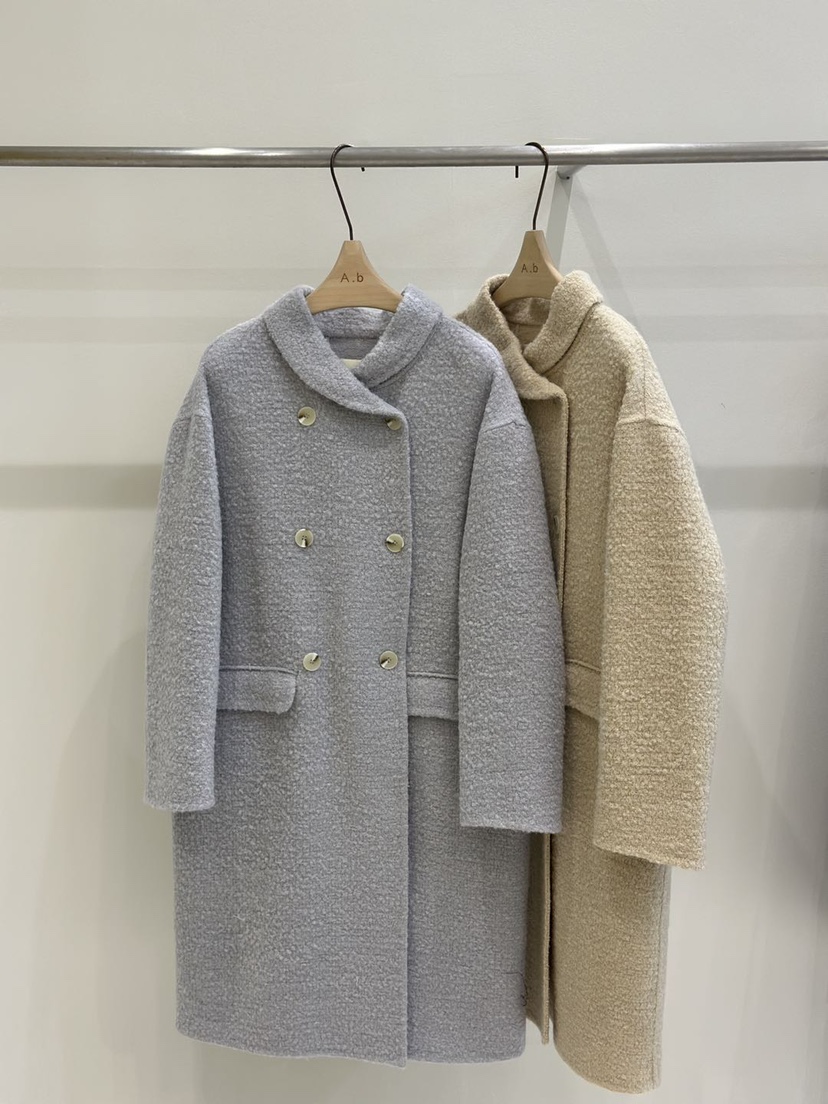 AUTUMN BEIGE-Q東大門㊣實拍女士新品熱賣推薦中長款大衣A.b/AUTUMN BEIGE中長款大衣