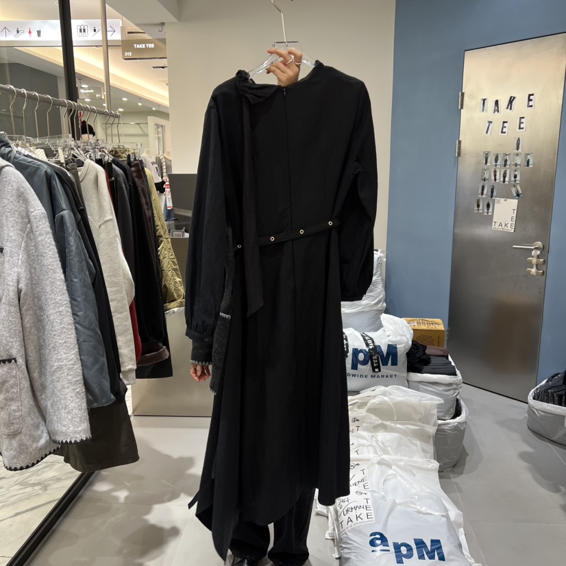 TAKE TEE東大門㊣實拍女裝新品休閑25秋冬人氣推薦職業連衣裙TAKE TEE連衣裙