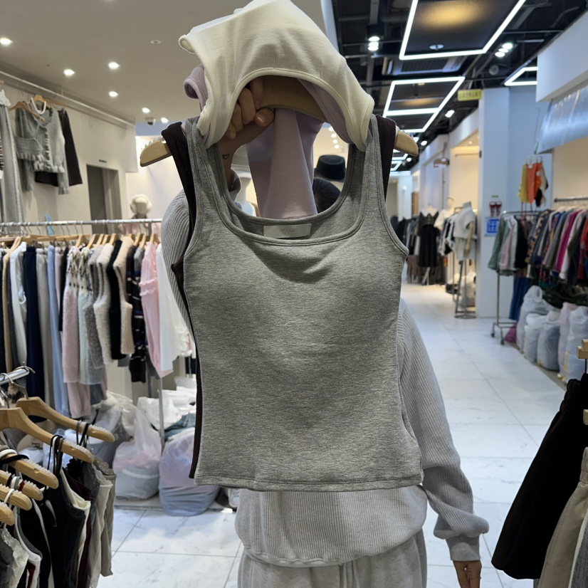 HIPTIQUE韓國直郵㊣女士新品25秋冬推薦人氣時尚職業吊帶背心HIPTIQUE吊帶/背心圖色3