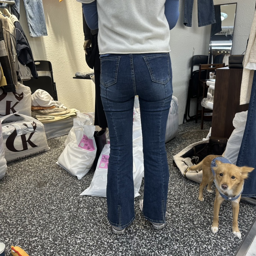 X東大門㊣代購女裝新品25秋冬熱賣休閑推薦職業真品人氣牛仔褲X牛仔褲