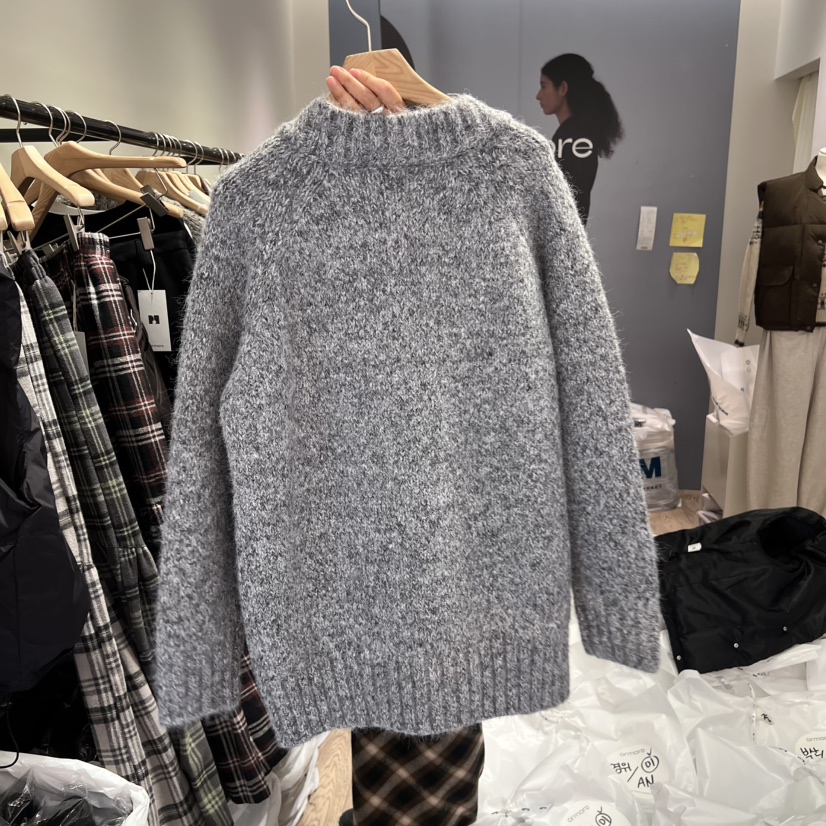 ORMORE韓國代購㊣女裝新品真品25秋冬時尚熱賣休閑毛衣羊毛衫ORMORE毛衣