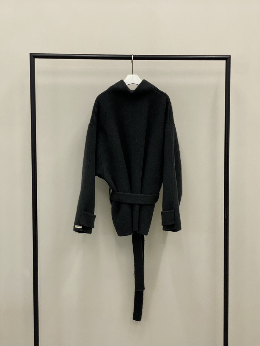 MUCH MORE東大門㊣直郵女士新品25秋冬職業中長款大衣含腰帶MUCH MORE中長款大衣