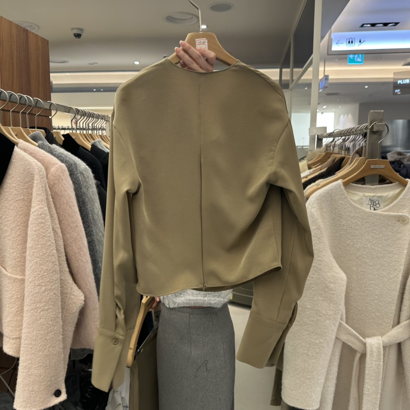 MER東大門㊣實拍女士新品人氣25秋冬時尚真品熱賣襯衫蕾絲衫MER/ANGELO BIANCO襯衫/蕾絲衫