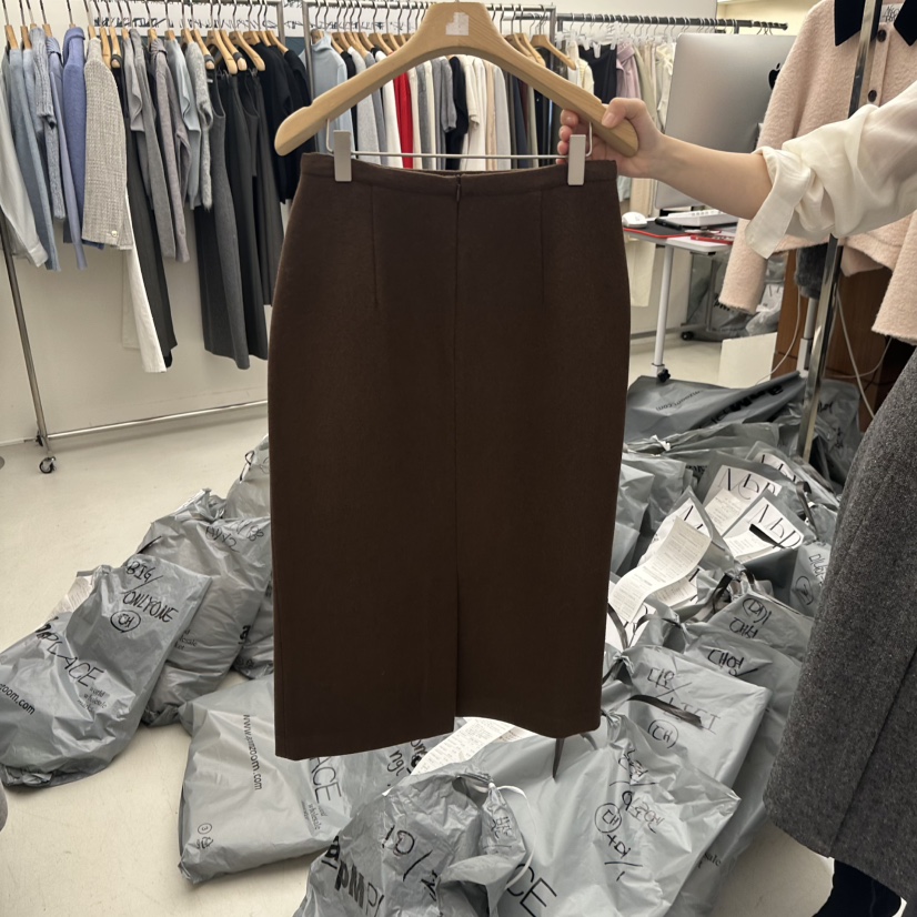MER東大門㊣直郵女裝新品熱賣職業人氣真品時尚推薦25秋冬長裙MER/ANGELO BIANCO長裙
