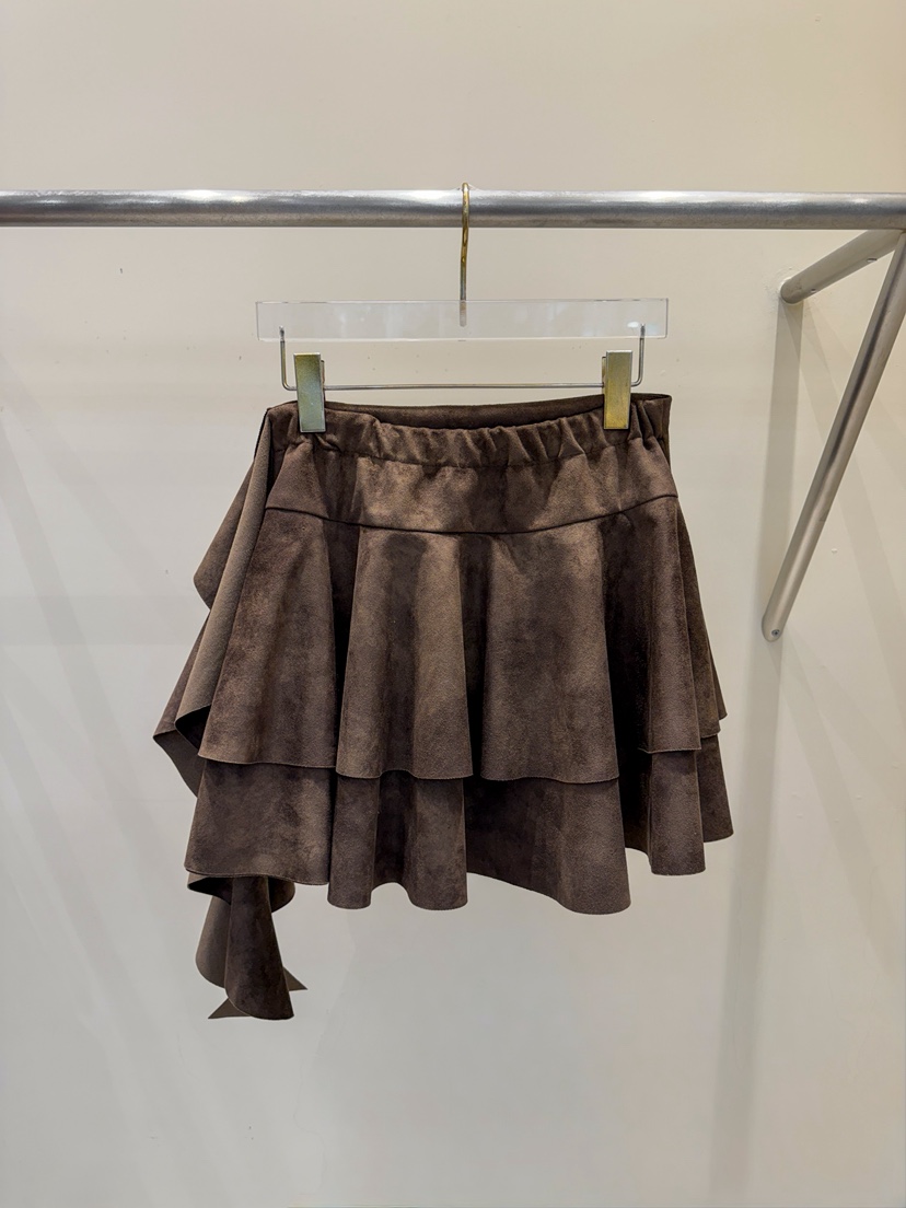 81 MARKET-L東大門㊣直郵女裝新品職業推薦時尚短裙絨面革81 MARKET-L短裙